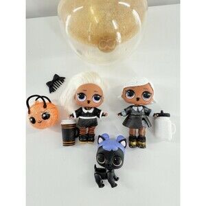 L.O.L. Surprise! Spooky Sparkle Limited Edition Dolls and A Pet. Lot of 2